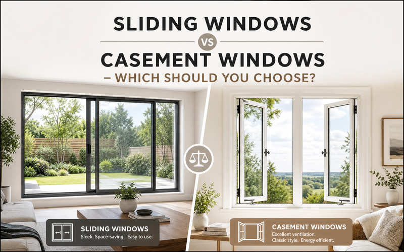Sliding Windows vs Casement Windows – Which Should You Choose?