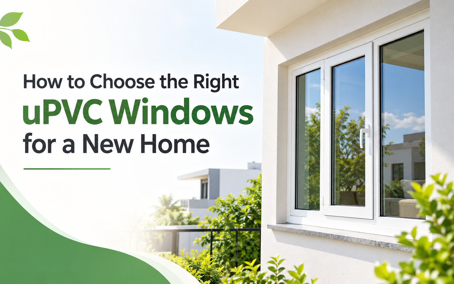 How to Choose the Right uPVC Windows for a New Home